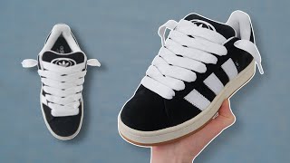 HOW TO LACE ADIDAS CAMPUS 00s BEST WAY [upl. by Dyoll]