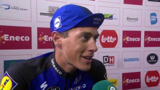 Eneco Tour Interview Eindwinnaar  GC Winner Niki Terpstra [upl. by Gyasi]