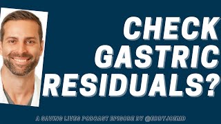 Residual Gastric Volume Monitoring During Enteral Feeding No decrease in VAP nor Aspiration [upl. by Gnehs194]