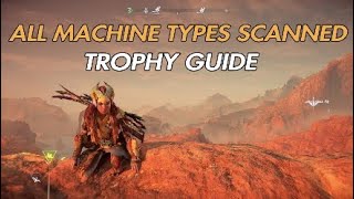 Horizon Forbidden West  All Machine Location All Machine Types Scanned Trophy [upl. by Galliett]