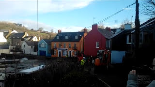 Storm Damage at The Bulman Bar Kinsale Feb 5th 2014 [upl. by Michaella]