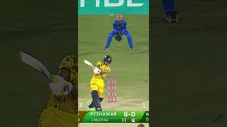 High Quality Sixes Comes From Saim Ayubs Bat in HBLPSL9 KhulKeKhel SportsCentral Shorts M2A1A [upl. by Daffy]