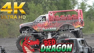 Red Dragon Monster Truck Ride 4K [upl. by Arednaxela788]