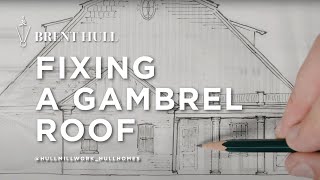 Fixing a Gambrel roof One of my favorite house types How to make an impact [upl. by Kass]