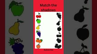 Match the shadow game puzzle find shorts [upl. by Isyak85]