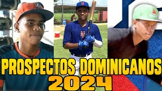 MEJORES PROSPECTOS DOMINICANOS de la CLASE 2024 [upl. by Canale905]