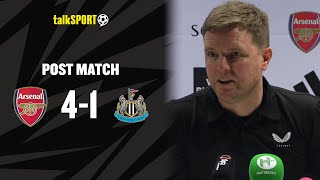 Eddie Howe CANT find ANY positives after Newcastle were battered by Arsenal 🤬 [upl. by Meekar]