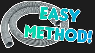 The INCREDIBLY SIMPLE Way To Extend Your Washing Machine Drain Hose [upl. by Ymmak]