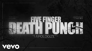 Five Finger Death Punch  I Apologize Lyric Video [upl. by Ahtelahs]