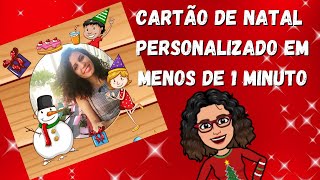 Crie um cartão de Natal personalizado de forma rápida e fácil [upl. by Enelav55]