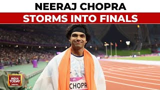 Paris Olympics Neeraj Chopra Storms Into Javelin Final After Season Best Throw Of 8984m [upl. by Babcock]