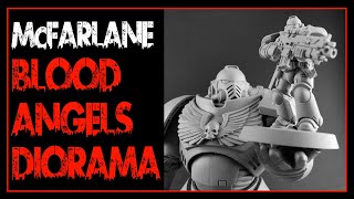 HUGE Devastation of Baal  Blood Angels diorama for Warhammer 40K using McFarlane 7quot Space Marines [upl. by Anilys791]