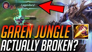 WILD RIFT GAREN JUNGLE NEW HOT PICK SUPER CARRY WITH THIS BUILD [upl. by Marrissa]