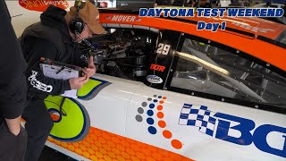 From Skies to Speedways Fighter Pilot Takes on Daytona  ARCA Test Day 1 [upl. by Noffihc689]