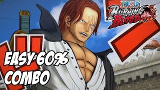 One piece burning blood Shanks combo no switching [upl. by Amilah]