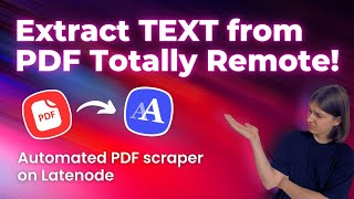 Extract Text from PDF Automatically with No Coding [upl. by Grata]