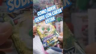 sobre con magia V Star pokemon pokemoncommunity pokemoncards pokemontcg tcg cardgame japan [upl. by Feeney]