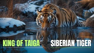 king of taiga  siberian tiger known as the amur tiger  a symbol of strength and beauty in wildlife [upl. by Anicul]