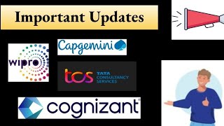 60 Wipro  TCS Cognizant Capgemini Important Updates  Interview Rounds Off Campus [upl. by Erkan464]