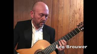 Classical Guitar  Leo Brouwer  Étude No5Allegrettomontune From Études Simples [upl. by Alina]