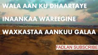 LYRICS HEES WARER CAWO WAA LOO WAABARISTA RIWADI NAXDIN IYO NASIIBOfficial Audio [upl. by Emery113]