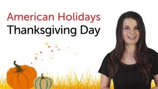 Learn American Holidays  Thanksgiving Day [upl. by Balch]