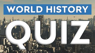 World history trivia quiz 20 questions  Multiple choice test [upl. by Hays]