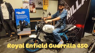 Royal Enfield Guerrilla 450 🏍 Store Launch kiyaStudio 📽Preparation bhi Starts ho Gaya [upl. by Adnirod134]