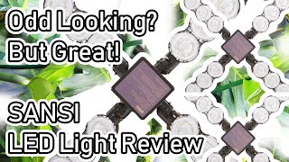 SANSI 60W Deformable LED Grow Light Review  Its Great [upl. by Esra]