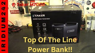 ETaker M2000 With The F1000 Fast Charger Is The Best  Iridium242com [upl. by Anon]