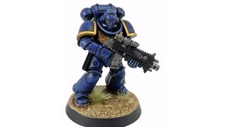 How I Paint Things  Speed Painting Ultramarines Super Easy [upl. by Orat405]