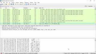 Analyzing the live capture using Wireshark [upl. by Ahtanoj]