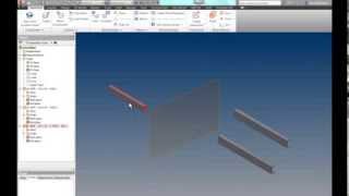 2Click Autodesk Inventor Mid Plane Creation [upl. by Adnahsal]