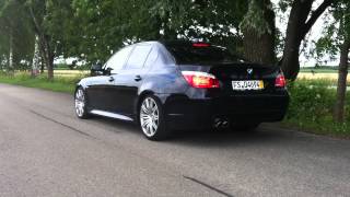 BMW E60 550i SMG Launch Control [upl. by Akciret]