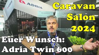 Zweimal Besonders Adria Twin Edition 600 SPB und Twin Sports 640 SGX  Caravan Salon 2024 [upl. by Une]