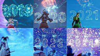 All Fortnite New Year Events 2019  2024 [upl. by Ano]