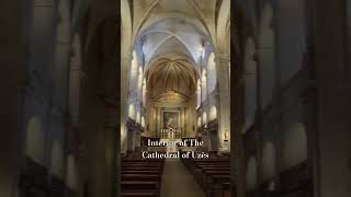 The interior of The Cathedral of Uzès France uzès cathedral francetravel france [upl. by Ivz395]