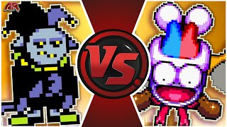 JEVIL vs MARX Nintendo vs Undertale  Deltarune Animation  CARTOON FIGHT CLUB [upl. by Dnalyram]