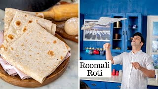 Rumali Roti at home  Roomali Roti Easy Process  रुमाली रोटी घर पर  Kunal Kapur Bread Recipes [upl. by Seiden903]