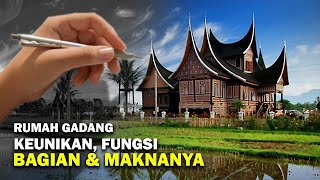 Rumah Gadang  Keunikan Fungsi Bagian amp Maknanya [upl. by Dorran315]