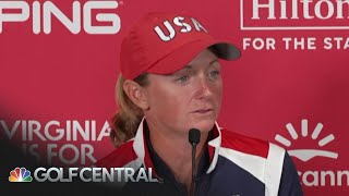 United States in drivers seat at Solheim Cup going into Day 2  Golf Central  Golf Channel [upl. by Haggi]