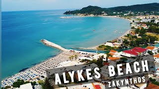 Alykes Beach by drone Zakynthos  GREECE 🇬🇷 [upl. by Chassin]