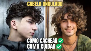 COMO CUIDAR DO SEU CABELO ONDULADO MASCULINO [upl. by Fabyola]