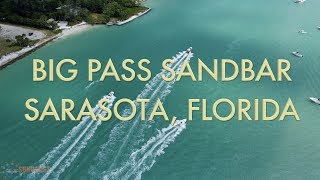 Big Pass Sandbar in Sarasota FL 4K [upl. by Arhsub]