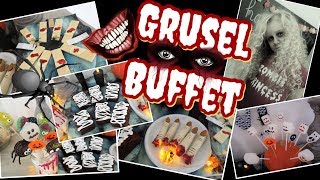 5 schnelle👻 HALLOWEEN Party SNACK IDEEN Fingerfood  Mavie Family Tutorial [upl. by Esital]