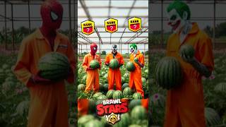 Brawlstar Rank 28 💪 Prison watermelon 🍉 Artist 🎯spiderman brawlstars marvel dc avengers [upl. by Cob]