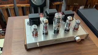 Oldchen EL34 Tube Amplifier HIFI Singleended Class A handmade scaffolding Amp tested before sending [upl. by Niloc916]