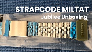 Strapcode Miltat Jubilee Bracelet Unboxing [upl. by Yk]