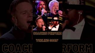 The Coaches Perform Feeling Good  TheVoiceUK Shorts lyrics viral music feelinggood [upl. by Lavinie]