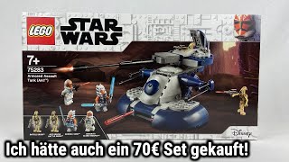 Nein er ist nicht hässlich 💙  LEGO Star Wars quotAATquot amp Ahsoka 75283 Review  2020 Set [upl. by Lexerd891]